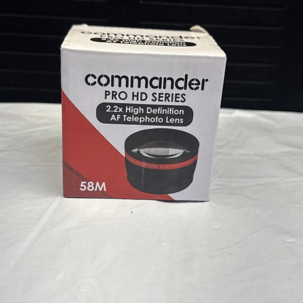 Commander‎ Pro HD Series Lens - 58M 2.2x High Definition AF Telephoto Lens New